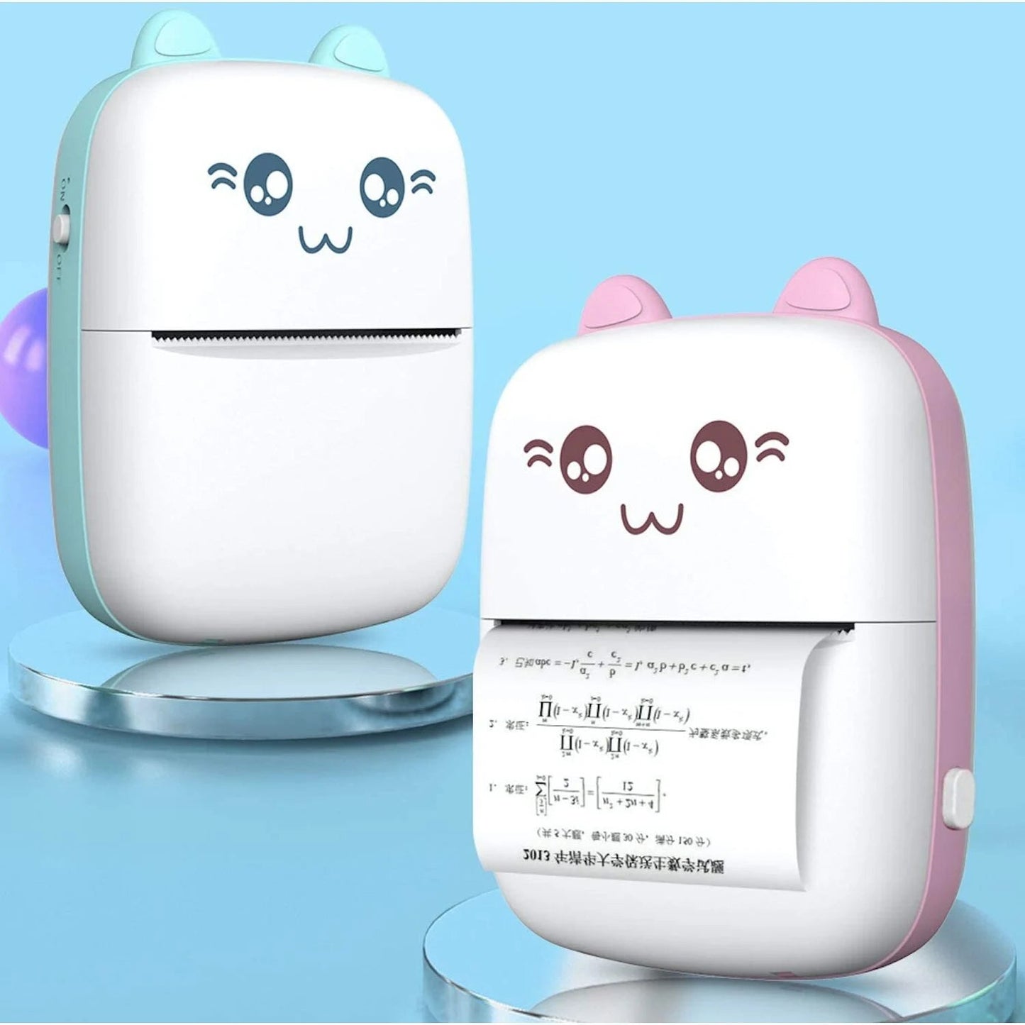 Mini Impresora Portátil Bluetooth Gato