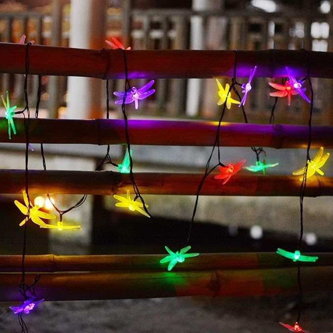 ✨ Guirnalda de Libélulas de Luces LED – Ilumina tus espacios con magia y encanto