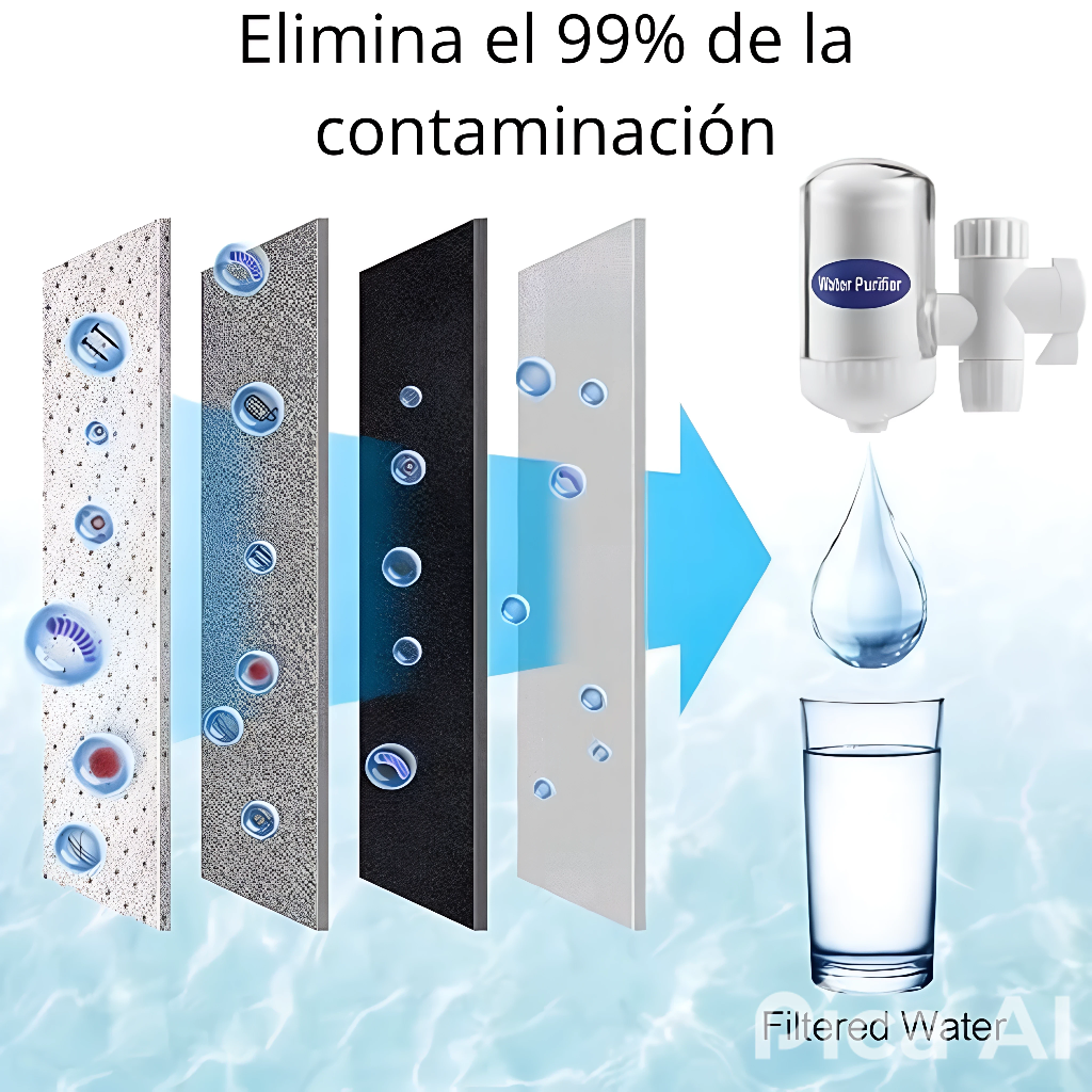 Purificador de Agua SWS – Elimina Bacterias + Envío Gratis