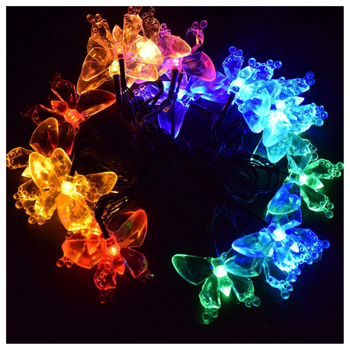 🦋 Guirnalda de Mariposas con Luces LED