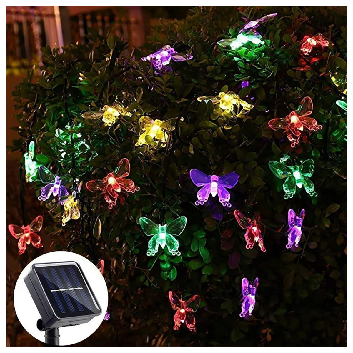 🦋 Guirnalda de Mariposas con Luces LED