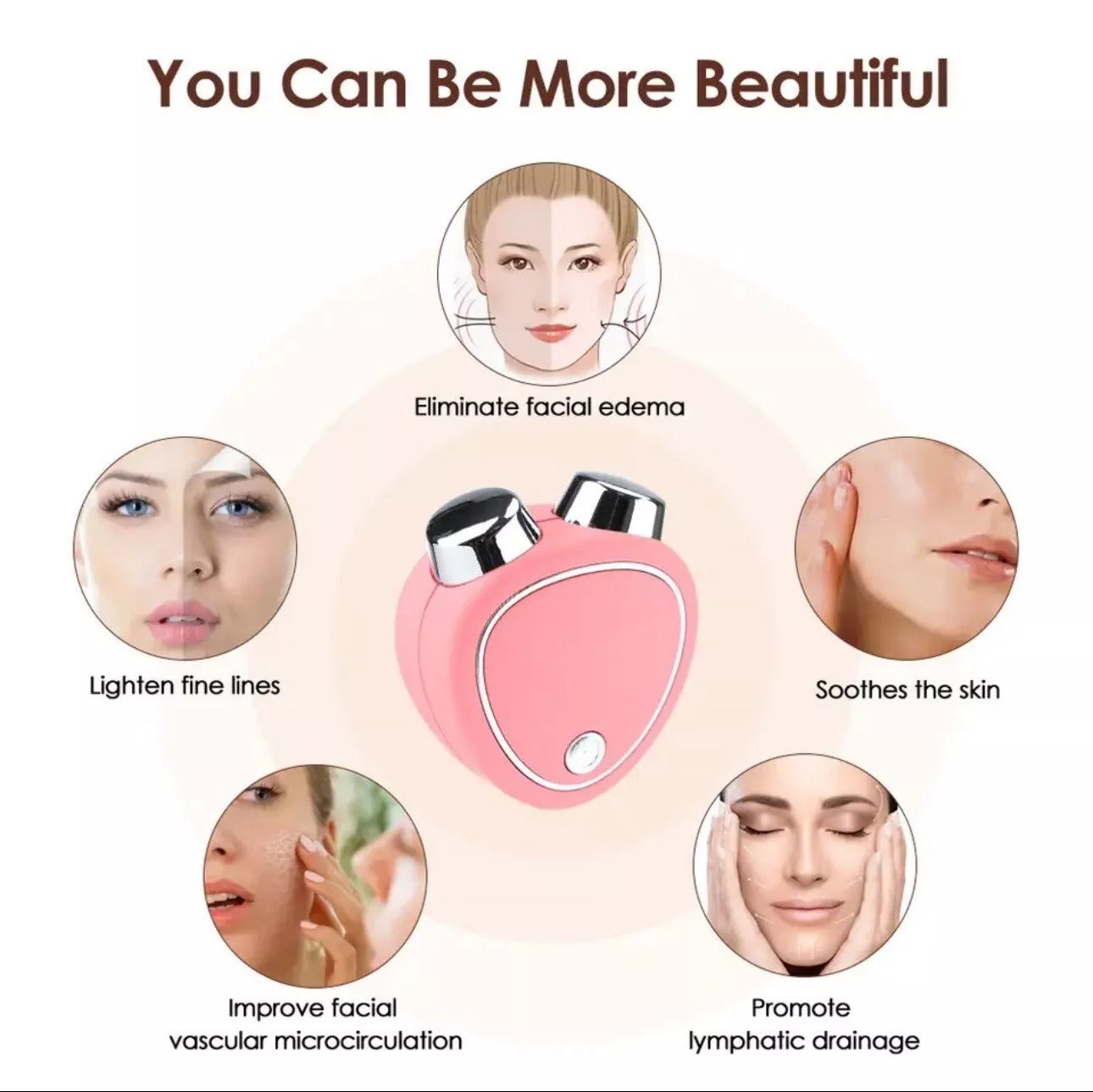 ⭐ Masajeador microcorriente facial