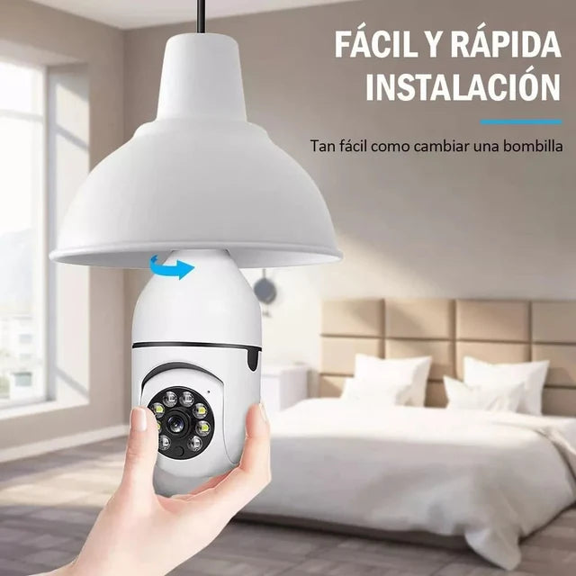 ⭐Cámara de Seguridad Panorámica WIFI facil de instalar
