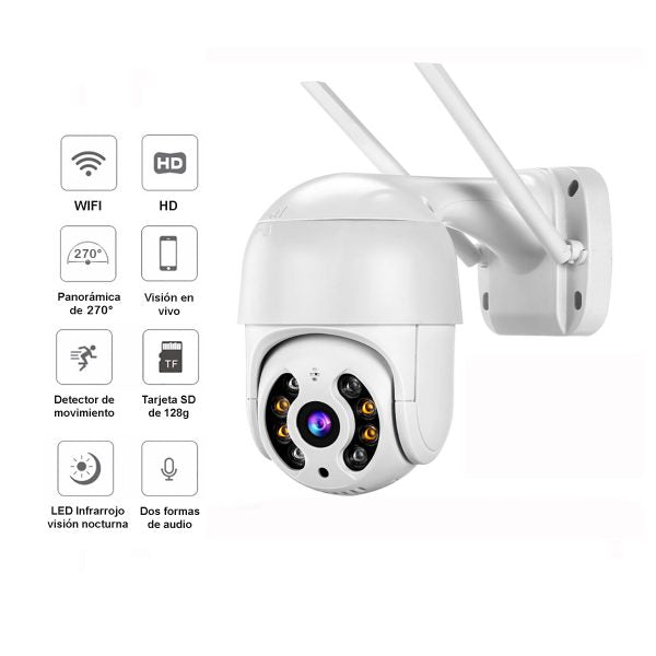 Cámara Domo Inalámbrica – Seguridad Inteligente al Alcance de Tu Mano