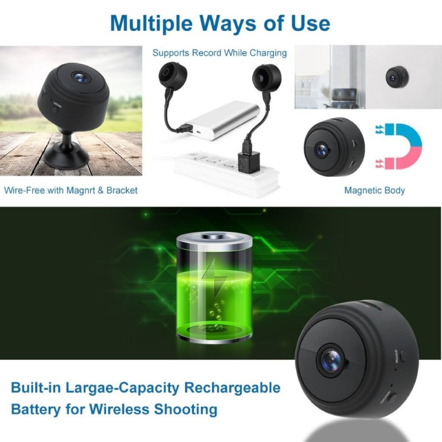 Mini Camara De Seguridad ⭐⭐⭐⭐⭐ (4.95)