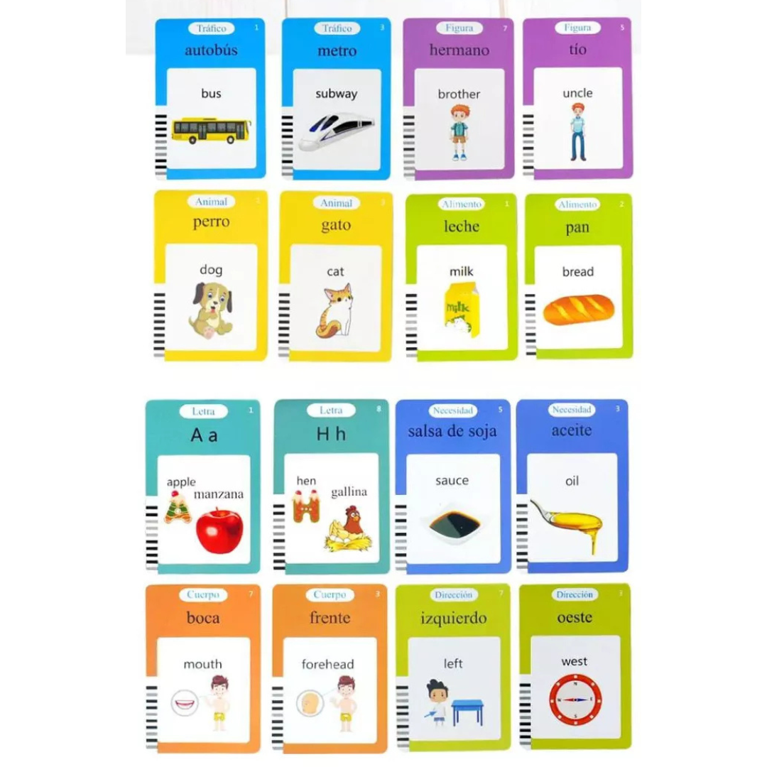 Lector de Tarjetas Educativas Interactivas | 255 Cartas | Pago Contra Entrega Chile