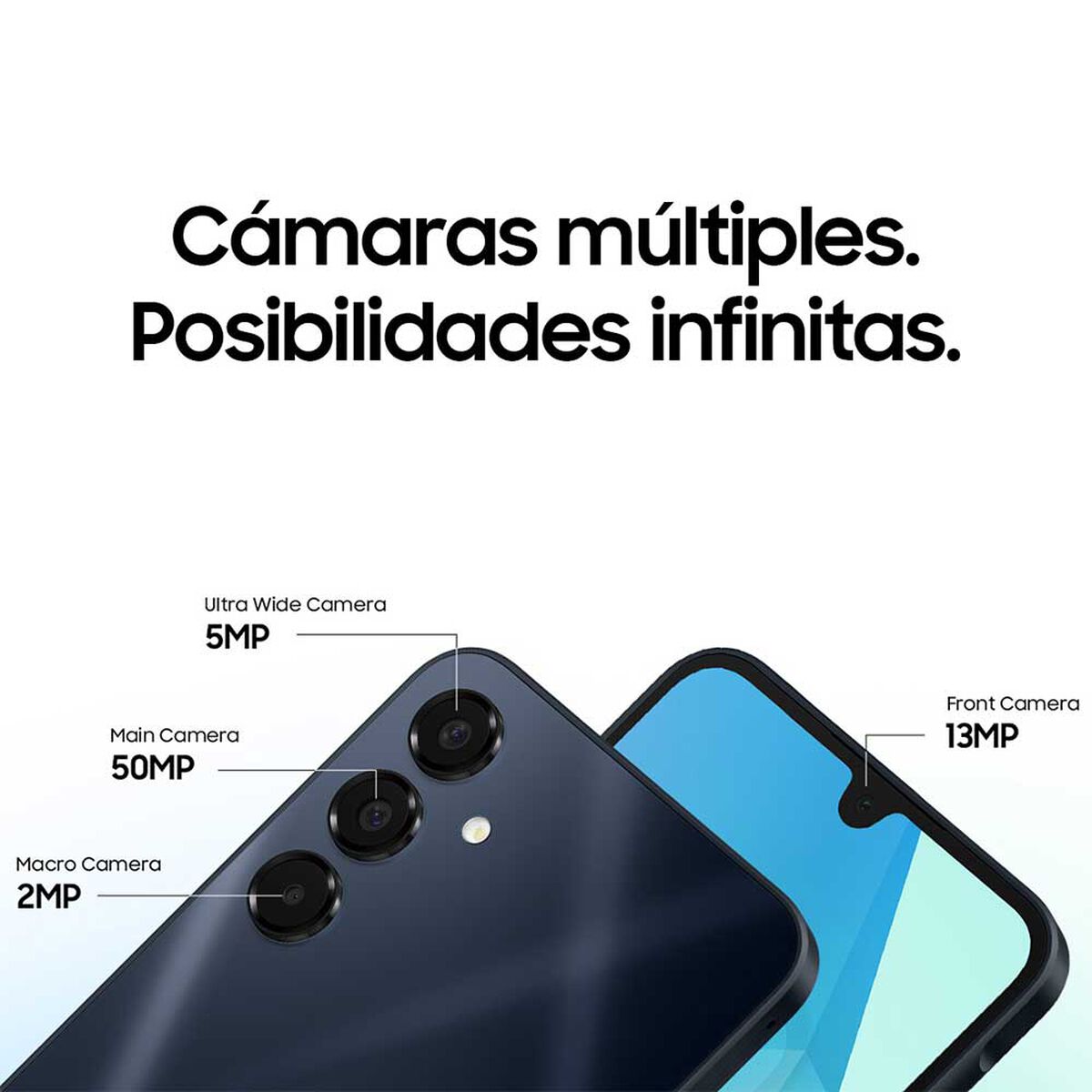 Samsung Galaxy A16 128GB 4GB RAM Negro – Smartphone Libre con Triple Cámara