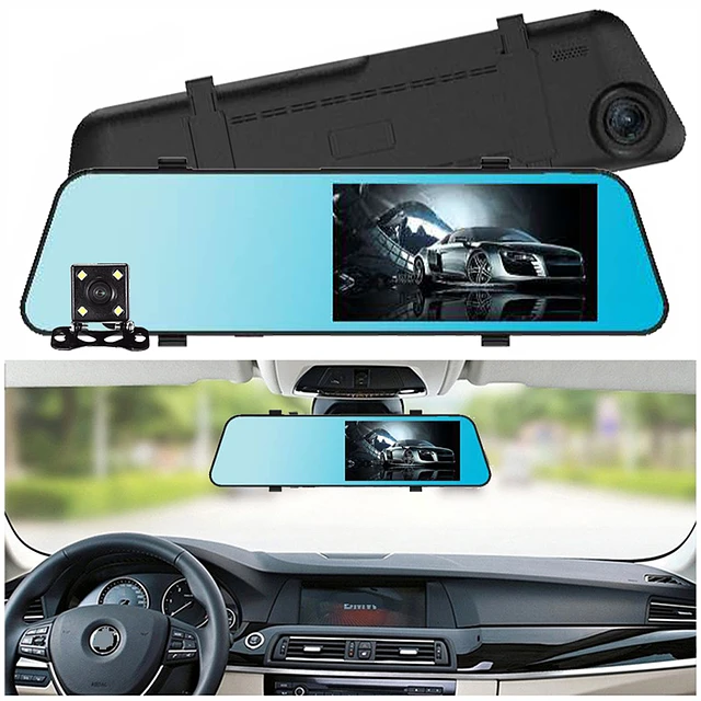 Espejo Retrovisor+Cámara Frontal y Retro