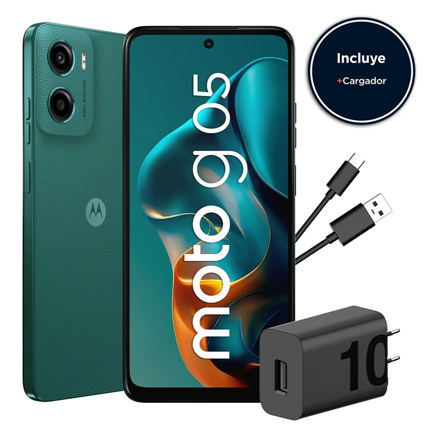 Motorola Moto G05 64GB/4GB Forest Green Liberado | Vizium Chile