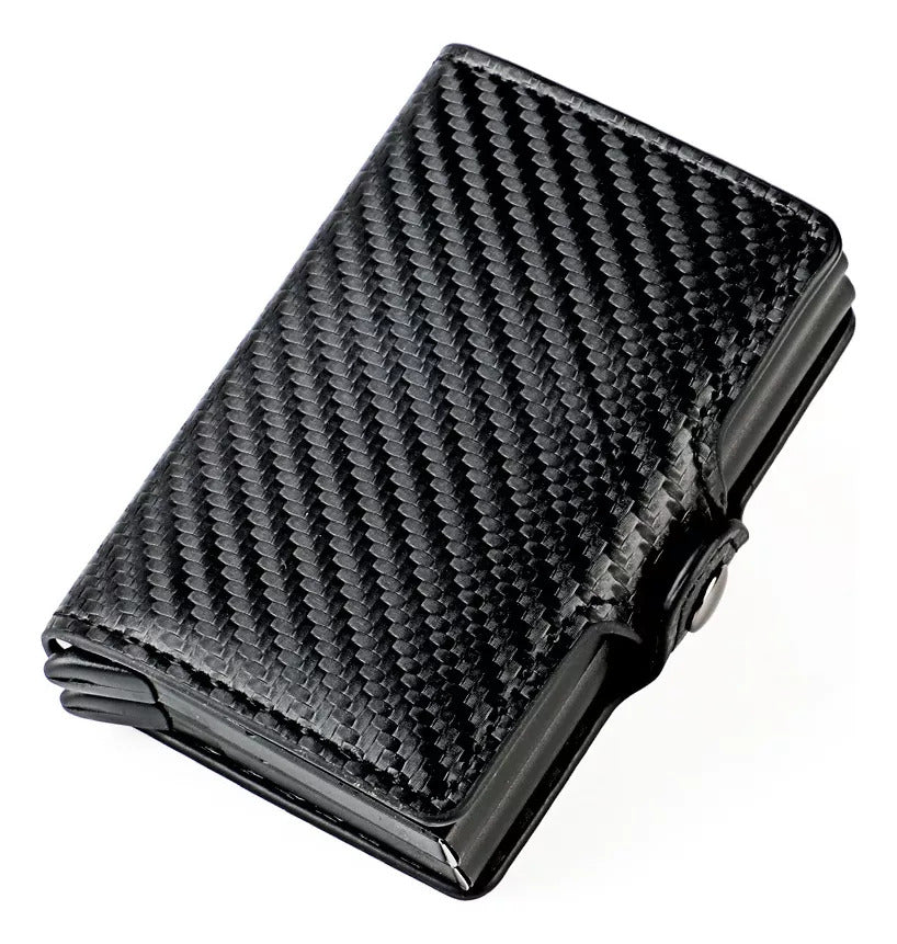 Billetera Tarjetero RFID Antirrobo – Cuero PU Premium