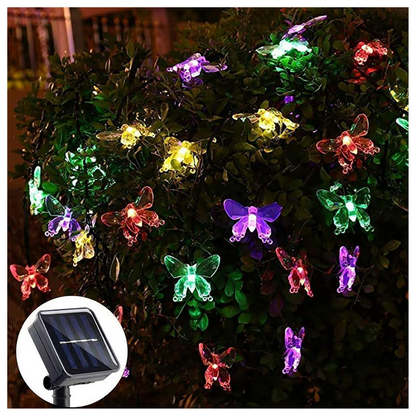 🦋 Guirnalda de Mariposas con Luces LED