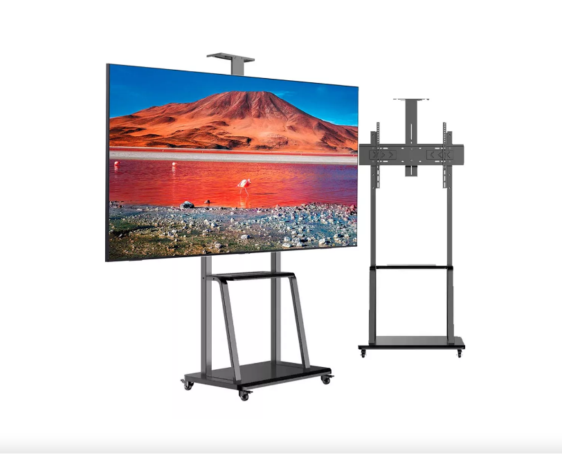 📺 Soporte TV 32" a 75" Smart Base Pedestal – Movilidad y Estilo para tu Espacio 🏠