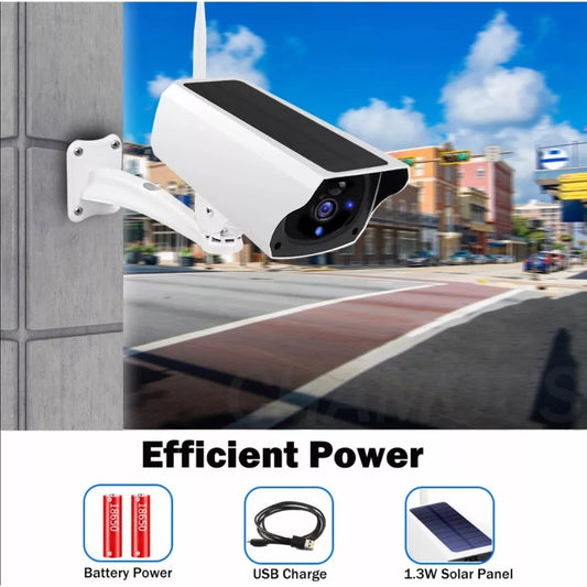 Cámara IP Solar de Exterior WiFi – Seguridad sin cables, energía ilimitada