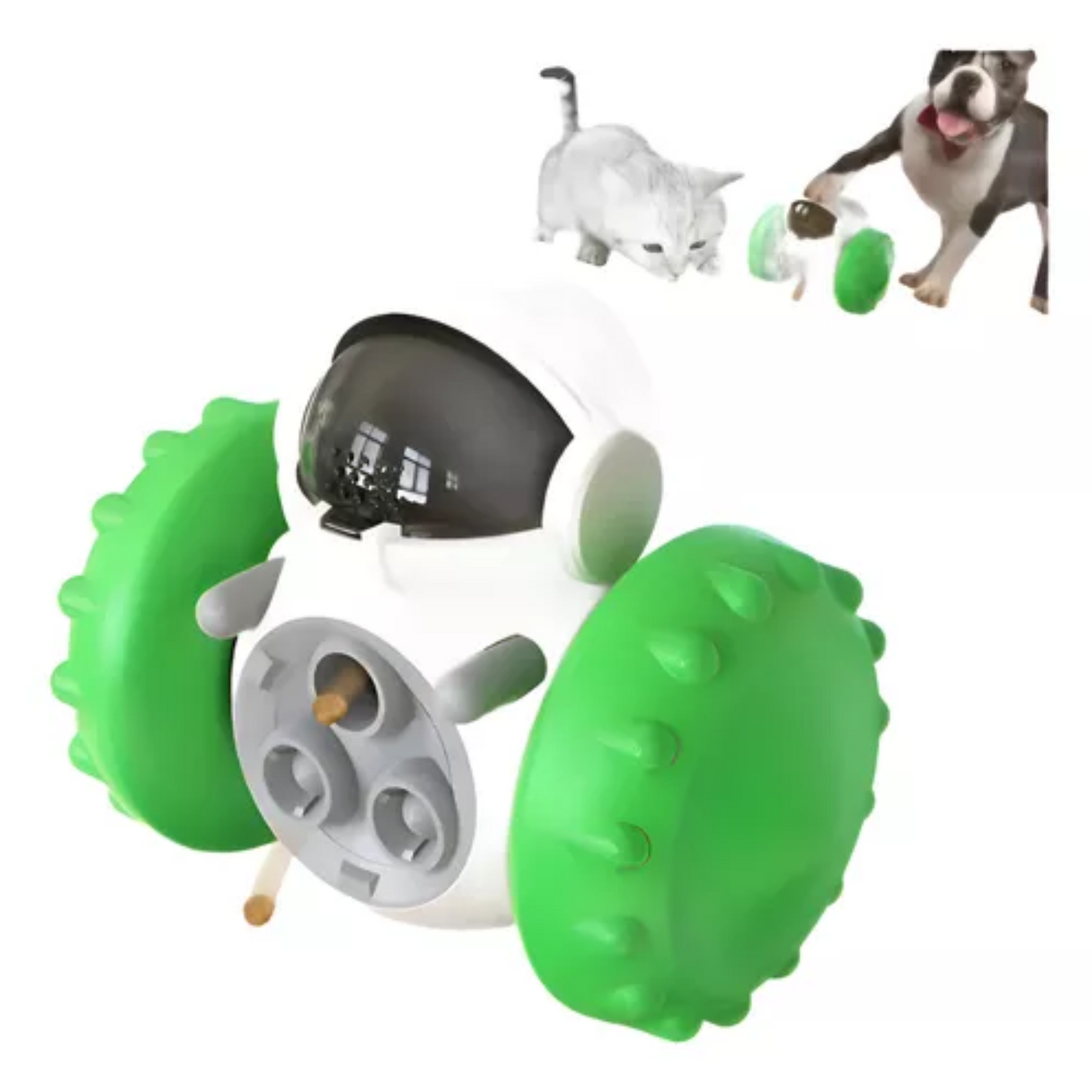 Cámara de Seguridad + Robot Dispensador de Comida Inteligente para Mascotas