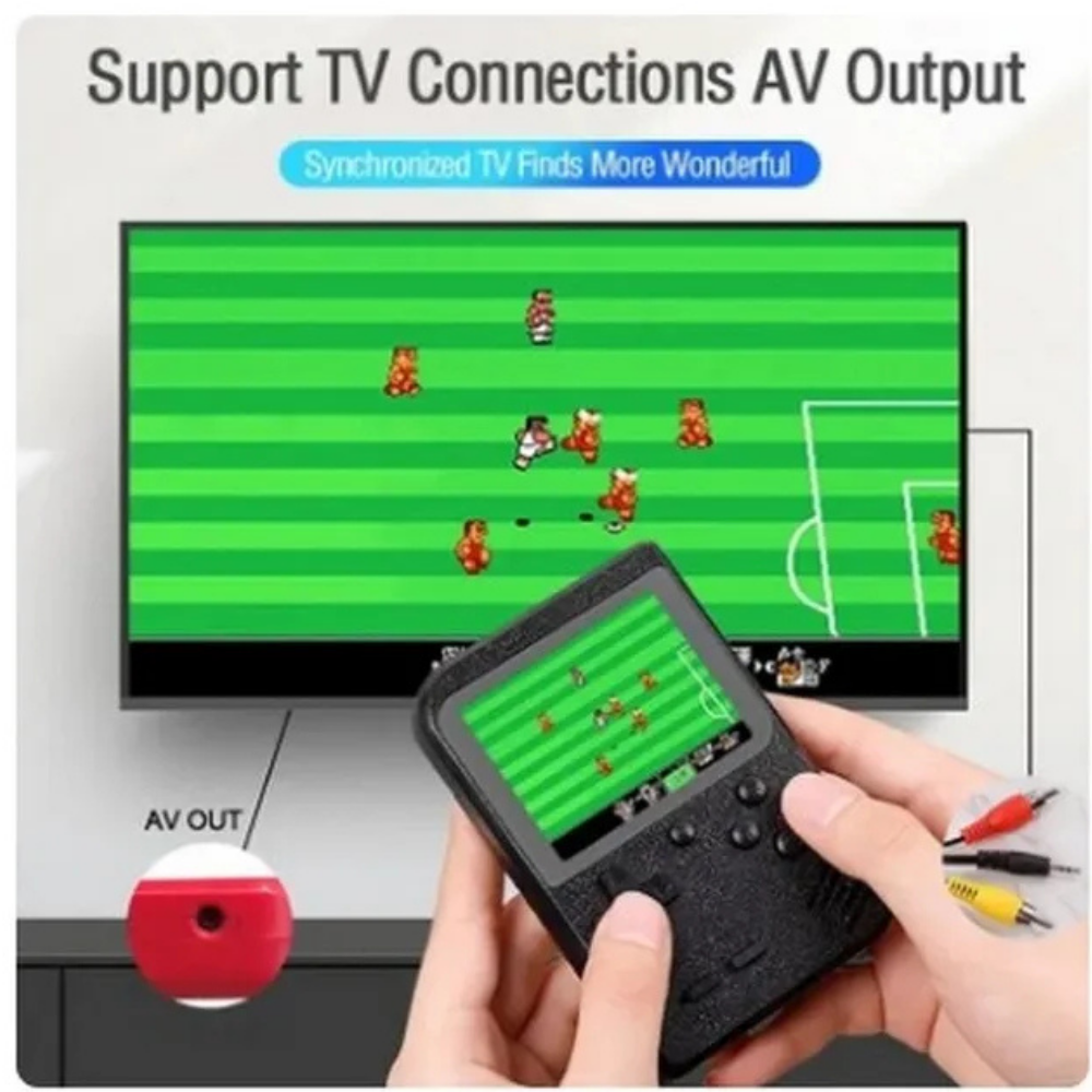 Consola Retro Portátil – 400 Juegos Clásicos en tu Bolsillo