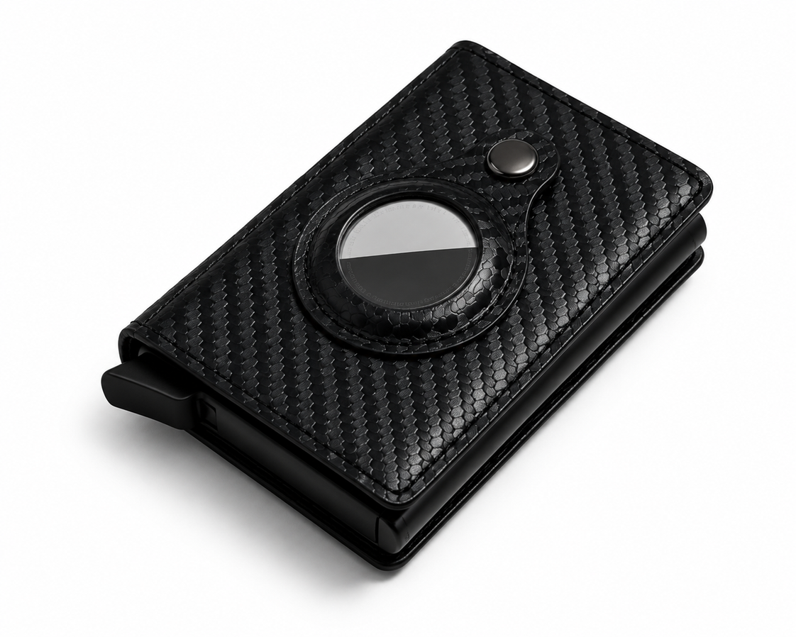 Billetera  Vizium TechIQ Tarjetero Premium con AirTag