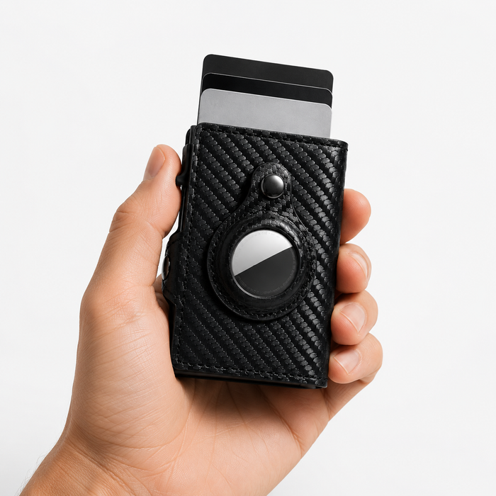 Billetera  Vizium TechIQ Tarjetero Premium con AirTag