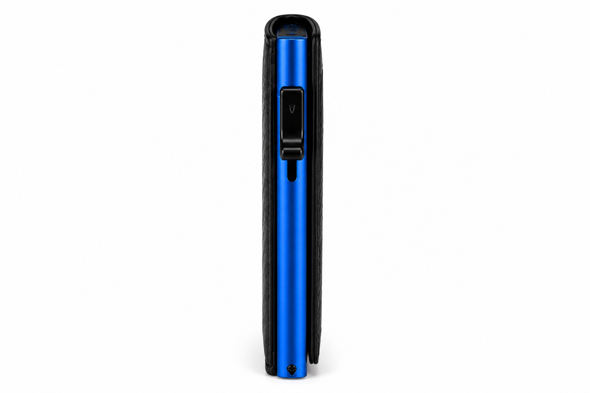 Billetera Tarjetero Vizium Pop Up RFID Fibra Carbono Premium