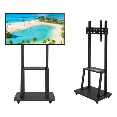 📺 Soporte TV 32" a 75" Smart Base Pedestal – Movilidad y Estilo para tu Espacio 🏠