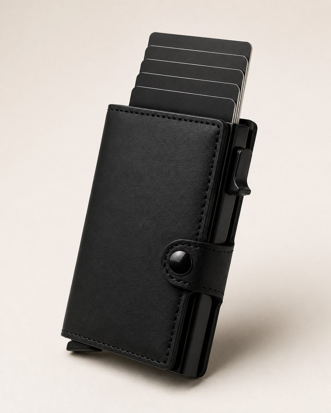 VIZIUM Smart Wallet Negro con mecanismo de acceso rápido