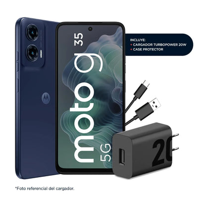 Motorola Moto G35 128GB/4GB Midnight Black Liberado | Vizium Chile